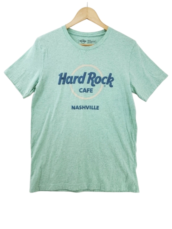 Hard Rock Cafe Tops - Hard Rock Cafe Nashville Tennessee Green T-Shirt Women's Size Medium